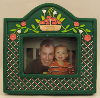 Mexican Ceramic Hand Painted Picture Frames